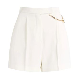 Elisabetta Franchi Casual Shorts, female, White, Size: S Short