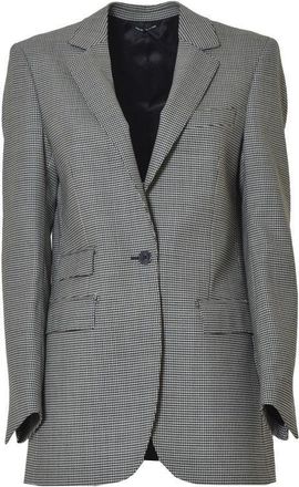 Tonello Straight Pied-De-Poule Virgin Wool Twill Blazer