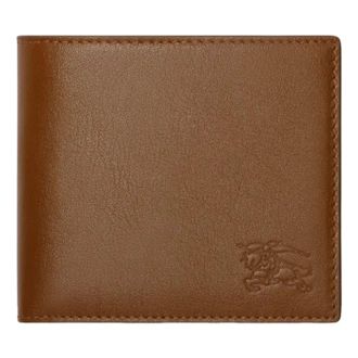 Burberry Pop Check Bifold Wallet Finch Brown Hazel Brown 8127583