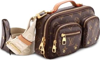 Louis Vuitton Utility Monogram Canvas crossbody bag - Bruin