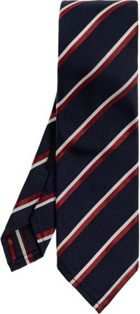 Dsquared2 Zijden Stropdas - Heren - Stropdassen - Blauw - ONE Size - Accessoires