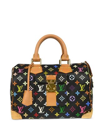 Louis Vuitton x Takashi Murakami 2003 Speedy 30 handbag - unisex - Leather/PVC - One Size - Black