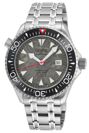 Gevril Group Mens Hudson Yards Swiss Automatic Grey Watch - Silver - One Size
