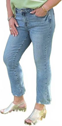 Judy Blue Kick Off The Year Kick Flare Jeans In Blue