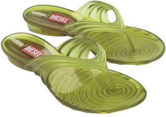 Melissa x Diesel Flip Flop in Transparent Yellow at Nordstrom, Size 5