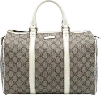 Gucci Pre-owned Handbags, female, Brown, Size: ONE SIZE Pre-owned Boston Bag