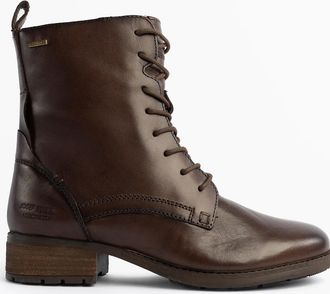 Josef Seibel Womens Josef Seibel KATE 50 Womens Lace Up Boots Moro Brown - Size: 6.5