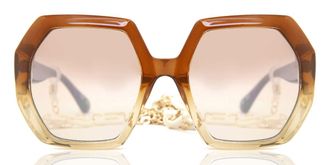 Guess GU7786 47G Womens Sunglasses Brown Size 57