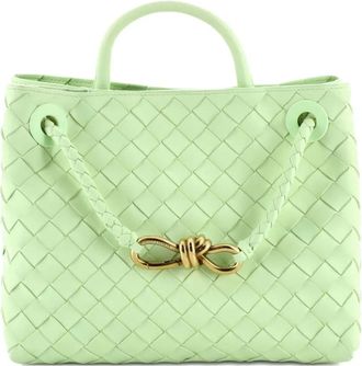 Bottega Veneta Andiamo Top Handle Bag Intrecciato Nappa Small satchel - Verde