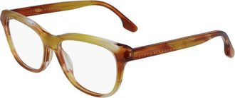 Victoria Beckham Gold Acetate Glasses Womens (Frames)