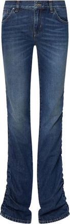 Liu Jo Low-Rise Bootcut Jeans - Dames - Regular Fit Jeans - Blauw - W30 - Katoen - Jeans