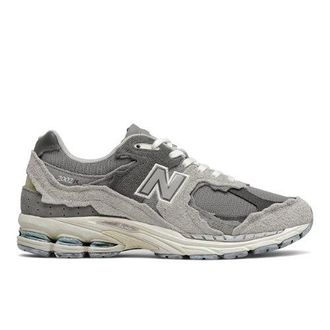 New Balance Uomo 2002R Protection Pack in Grigio, Pelle, Taglia 40.5