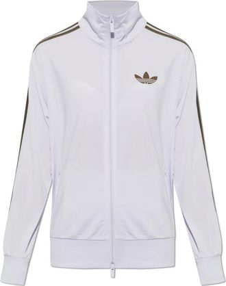 adidas Hoodies & sweatvesten, Dames, Paars, 2Xs, Polyester, Firebird Track Top Loose