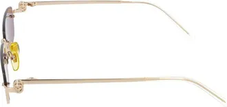 Gucci Unisex Sunglasses Gg1278s 005 Gold Violet 55-19-140 Metal
