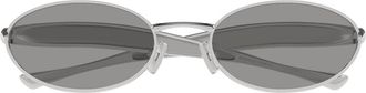 Bottega Veneta Bottega Veneta Bv1386s Sardine Linea Signature Icons 007 Silver Grey Sunglasses