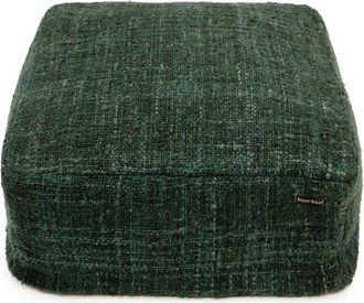 Bazar Bizar Puf de algod&oacute;n en verde 60x60x25 cm