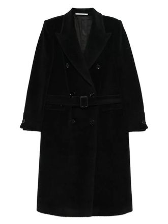 Tagliatore Jole coat - women - Alpaca Wool/Virgin Wool/Cupro - 42 - Black