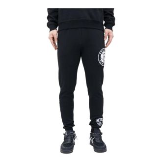 Pro Standard Pro Standard NBA Brooklyn Nets Logo Blended Jogger Pants in Black Men