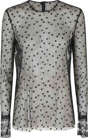 Alberta Ferretti Blouse - Dames - Blouses - Zwart - M - Overhemden