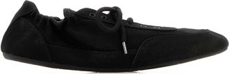 Prada Black Canvas Collapse Sneakers