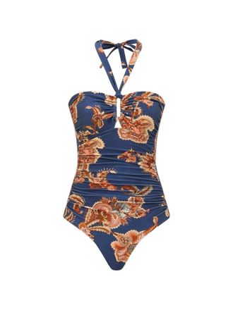 Zimmermann Blue Floral Swimwear