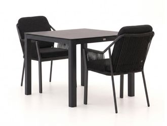 Tierra Outdoor Liv/La Fonte 90cm dining tuinset 3-delig stapelbaar