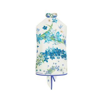 Ferragamo Floral-print Silk Top