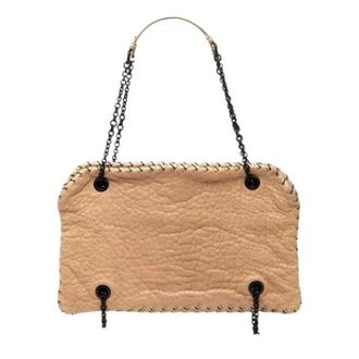 Bottega Veneta Pre-owned Shoulder Bags, female, Beige, Size: ONE SIZE Pre-owned Vintage Shoulder Bag