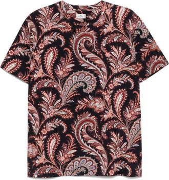 Etro Paisley-print Cotton T-shirt