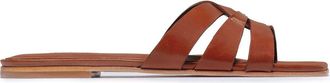 Bernardo Oxford Flat Sandal in Cognac at Nordstrom, Size 6.5