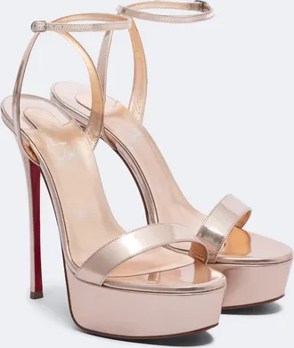 Christian Louboutin Loubi Queen Alta leather platform sandals