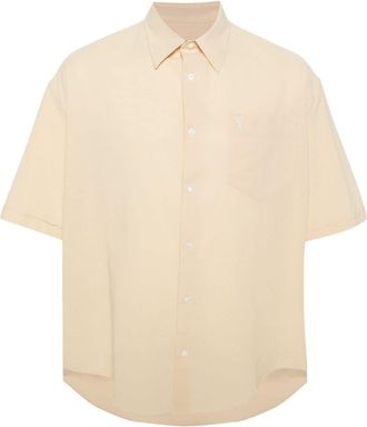 Ami Ami de Coeur shirt - men - Cotton - M - Yellow