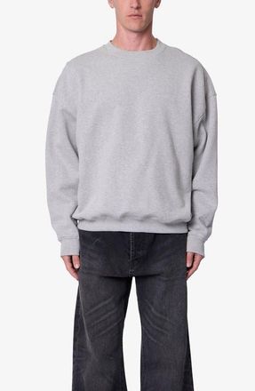 mnml Heavyweight Basic Crewneck Sweatshirt in Heather Grey at Nordstrom, Size Xx-Large