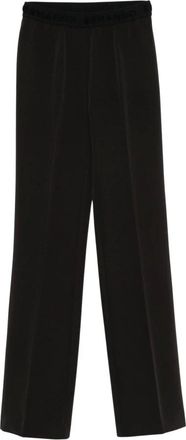 Ermanno Scervino Dames, Broeken, Zwart, Maat: L Poliester