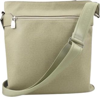 Louis Vuitton Pre-owned Vintage Taiga Schoudertas - Heren - Vintage Schoudertas - Grijs - ONE Size - Leer - Vintage
