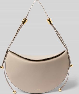 Furla Shoulder Bag mit Logo-Print Modell Moonstone in Beige, Gr&ouml;&szlig;e 1