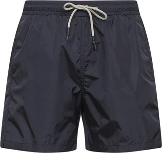 D4.0 Zwemshorts met trekkoord - Heren - Strandmode - Blauw - L - Polyester - Badmode
