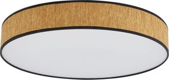 Lindby Lámpara de techo LED de Madera Marrón