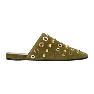Premiata Suede Loafers - female - Premiata - Mules - Green - 6 UK - Shoes
