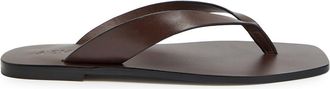 A.Emery Kinto Leather Flip Flops - Brown - 41 (IT41/ UK8)