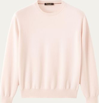 Loro Piana Mens Baby Cashmere Crewneck Sweater