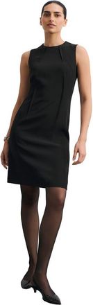 The Fold Sanmero Clever Crepe Dress in Black at Nordstrom, Size 10