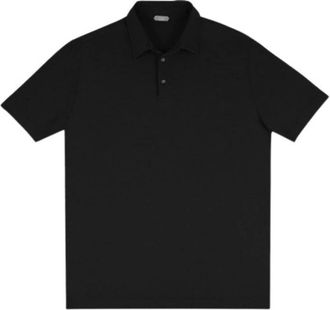 Slowear Slowear, Tops, Heren, Zwart, L, Katoen, Ice Cotton Polo Shirt