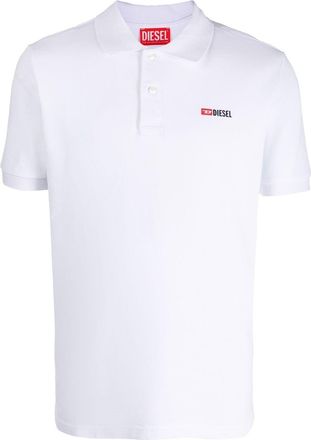 Diesel T-Smith-Div cotton polo shirt - unisex - Cotton - L - White