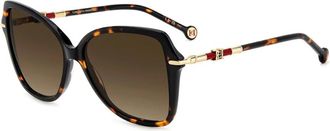 Carolina Herrera Dames, Accessoires, Bruin, Maat: 56 MM