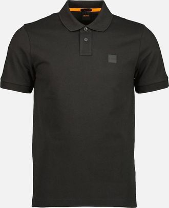 HUGO BOSS Mens Passenger Logo Patch Polo Shirt - Black - Size: 36