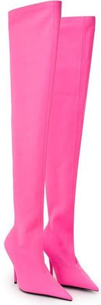 Balenciaga Womens Pink Polyester Boot