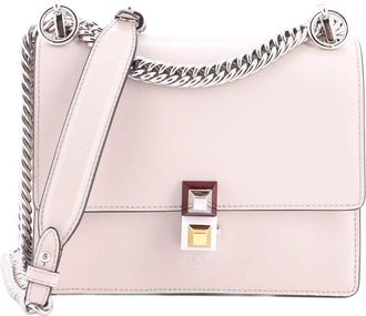 Fendi Fendi Beige Sheep Leather Kan I Bag Small (Authentic Pre-Loved)