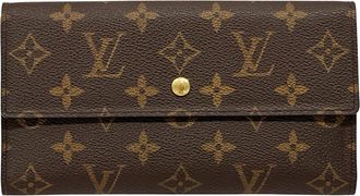 Louis Vuitton Brown Monogram Monogram Long Wallet (Tri-Fold) (Pre-Owned)