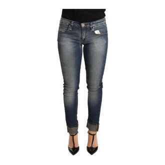 Acht Skinny Jeans, female, Blue, Size: W26 Low Waist Skinny Denim